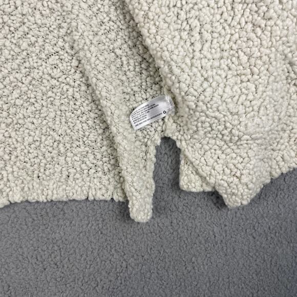 Mossimo Supply Co Women's Small White Nylon Long Sleeve Cardigan with Pockets - Picture 5 of 10